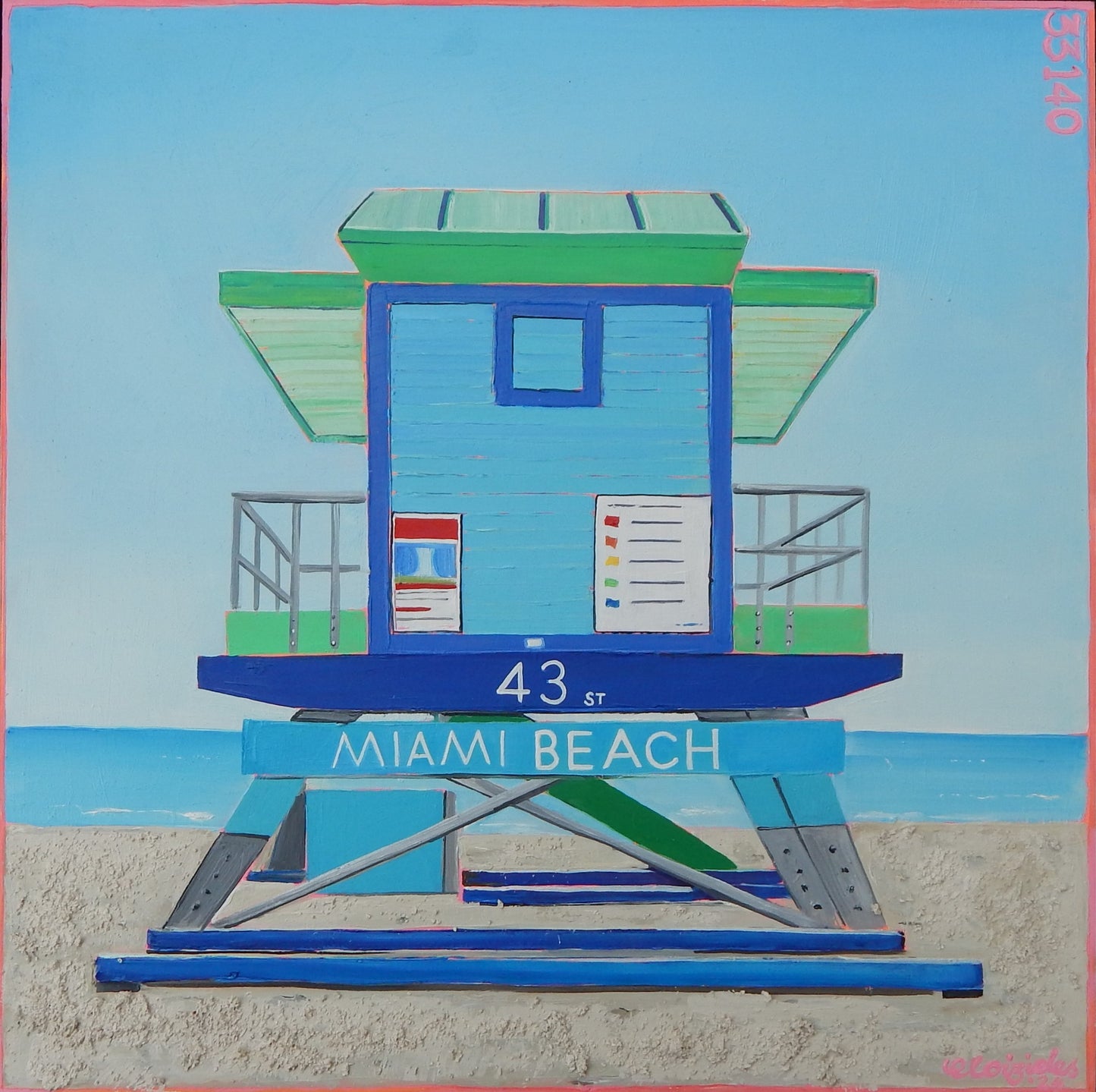Blue Beach Hut