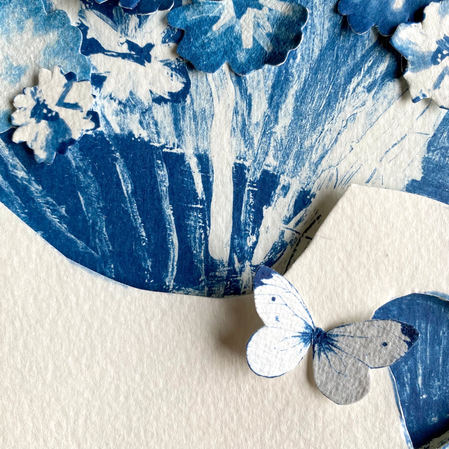 Blue Vase Of Cornflowers
