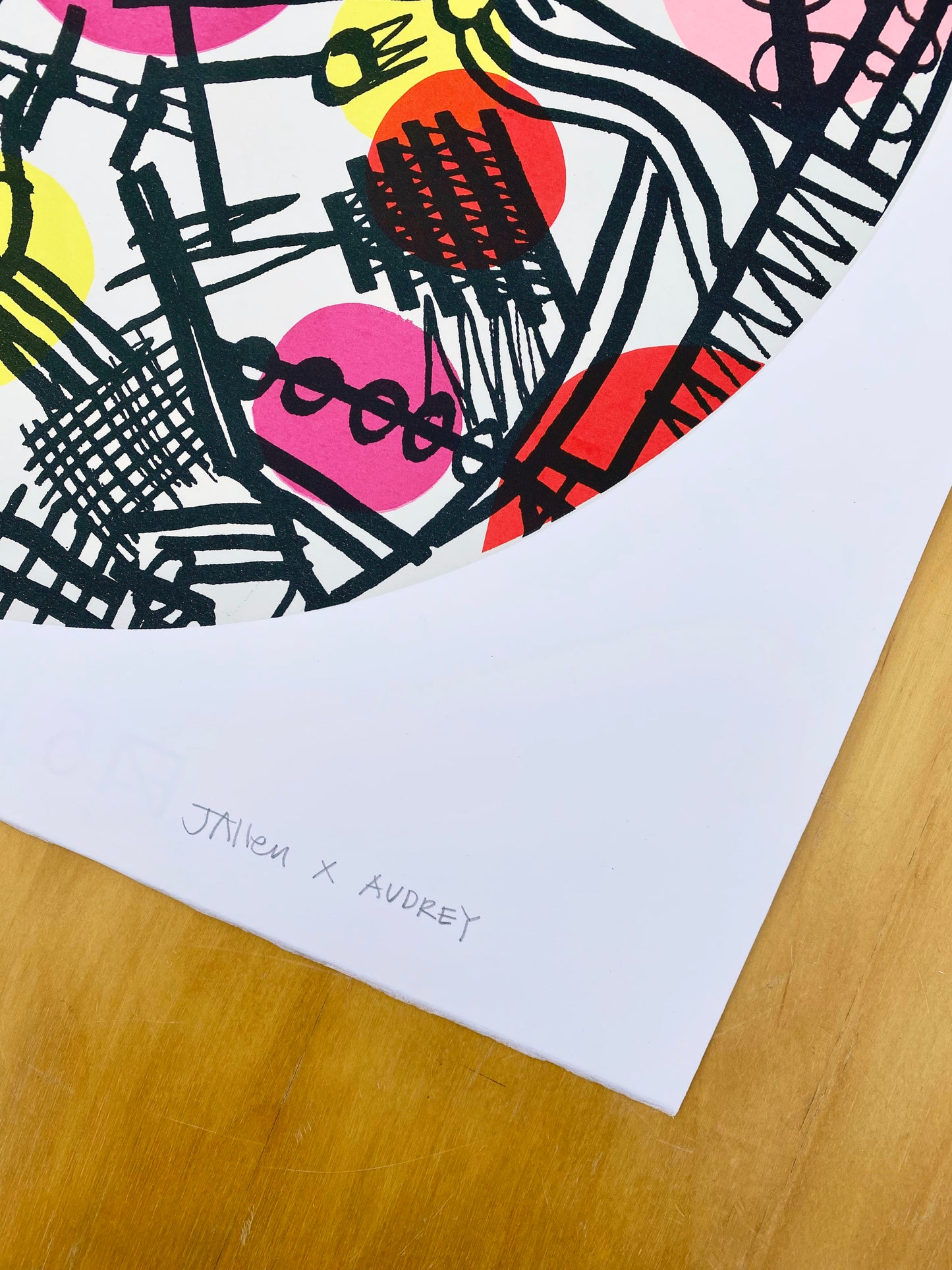 Colour Makes Me Feel Happy LAST ONE LEFT, Artist Proof