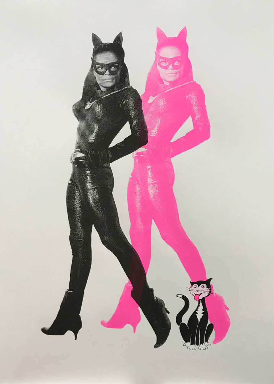 Eartha Kitt, Cat Woman (Black and Pink)