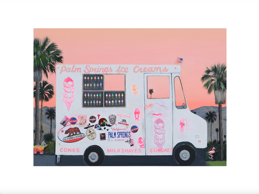 Palm Springs Ice Cream truck