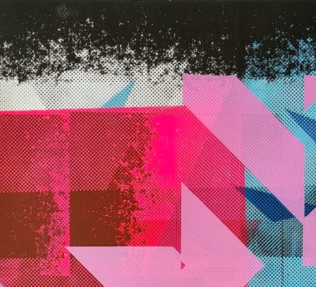 Katy Binks abstract screen print